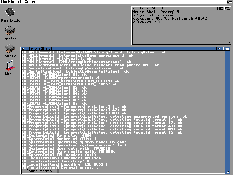 ObjFW running on AmigaOS 3